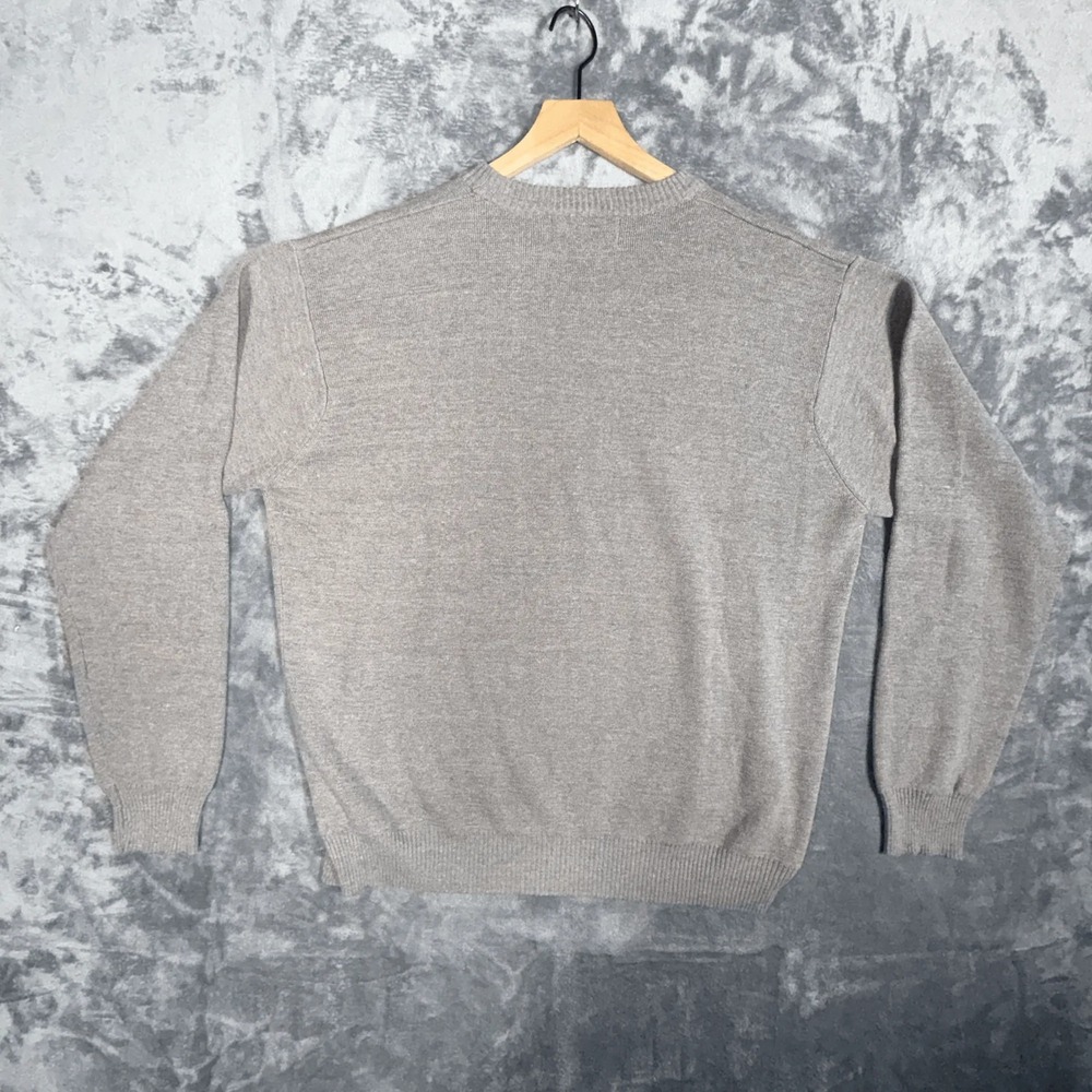 U.S. Polo Assn. Mens Sweater XXL Gray Striped Pullover Crewneck Knit - Picture 3 of 7